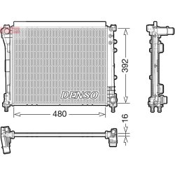 Radiateur de refroidissement moteur DENSO DRM09006 pour FIAT PUNTO OE 51957502