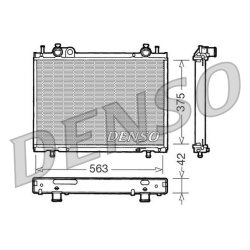 Engine Cooling Radiator DENSO DRM09021 OE Ref 46480707