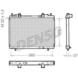 Engine Cooling Radiator DENSO DRM09025