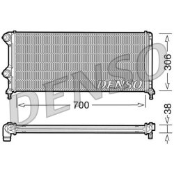 Engine Cooling Radiator DENSO DRM09060 OE Ref 51779233