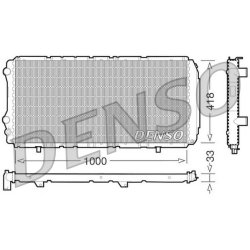 Engine Cooling Radiator DENSO DRM09075 OE Ref 1330X4