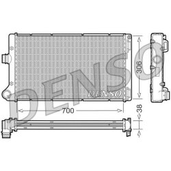 Radiateur de refroidissement moteur DENSO DRM09099 pour FIAT PUNTO OE 46739749