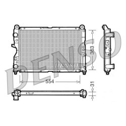 Engine Cooling Radiator DENSO DRM09132 OE Ref 82440263