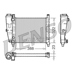 Engine Cooling Radiator DENSO DRM09142 OE Ref 7739942