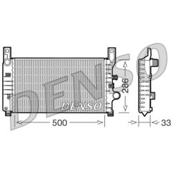 Engine Cooling Radiator DENSO DRM10034 OE Ref 1661643