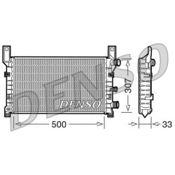 Engine Cooling Radiator DENSO DRM10035 OE Ref 89FB8005AE
