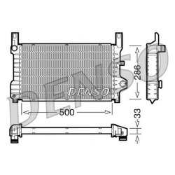 Engine Cooling Radiator DENSO DRM10036 OE Ref 7138825