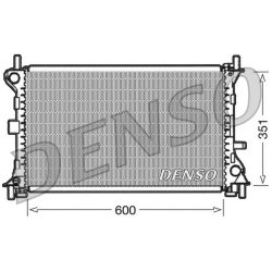 Engine Cooling Radiator DENSO DRM10052 OE Ref 98AB8005ME