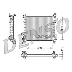 Engine Cooling Radiator DENSO DRM10063 OE Ref 1S5H8005BA