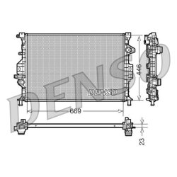 Engine Cooling Radiator DENSO DRM10077 OE Ref 1461068
