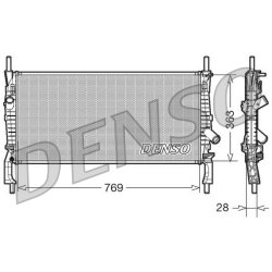 Engine Cooling Radiator DENSO DRM10106 OE Ref 1383317