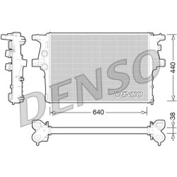 Engine Cooling Radiator DENSO DRM12008 OE Ref 5801264635