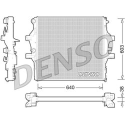 Engine Cooling Radiator DENSO DRM12009 OE Ref 5803219586