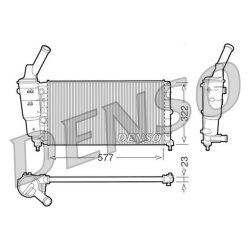 Engine Cooling Radiator DENSO DRM13006 OE Ref 46763322