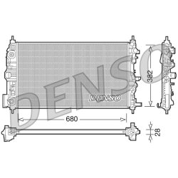 Engine Cooling Radiator DENSO DRM15006 OE Ref 13267667