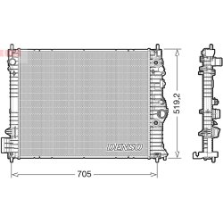 Engine Cooling Radiator DENSO DRM15012 OE Ref 95298548