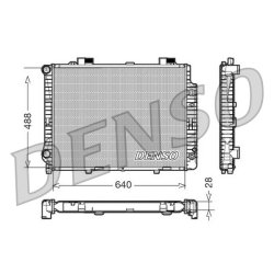 Engine Cooling Radiator DENSO DRM17041 OE Ref 2105000903
