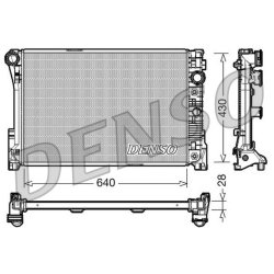 Engine Cooling Radiator DENSO DRM17043 OE Ref A2045000403