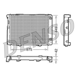 Engine Cooling Radiator DENSO DRM17060 OE Ref 2015005503