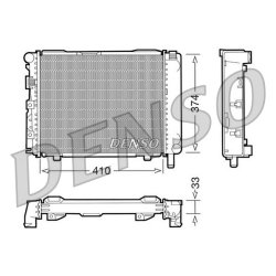 Engine Cooling Radiator DENSO DRM17062 OE Ref 2015002803