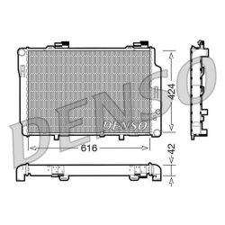 Engine Cooling Radiator DENSO DRM17072 OE Ref 2025003603