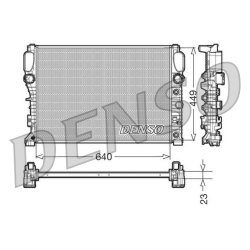 Engine Cooling Radiator DENSO DRM17090 OE Ref 2115000103