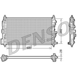 Engine Cooling Radiator DENSO DRM20009 OE Ref 13311079