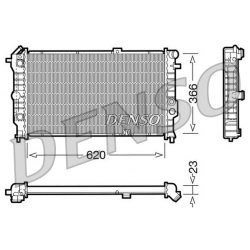 Engine Cooling Radiator DENSO DRM20022 OE Ref 1300135