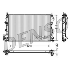 Engine Cooling Radiator DENSO DRM20029 OE Ref 24418341