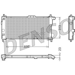 Engine Cooling Radiator DENSO DRM20032 OE Ref 1302029