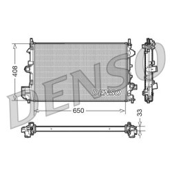 Engine Cooling Radiator DENSO DRM20088 OE Ref 1300264