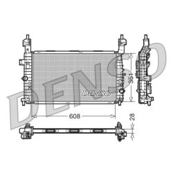 Engine Cooling Radiator DENSO DRM20091 OE Ref 1300255