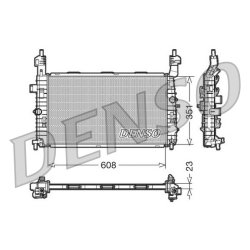 Engine Cooling Radiator DENSO DRM20092 OE Ref 13130015