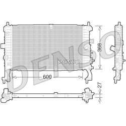 Engine Cooling Radiator DENSO DRM20106 OE Ref 13148295