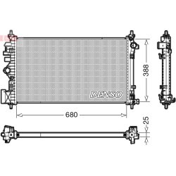 Engine Cooling Radiator DENSO DRM20107 OE Ref 1300317