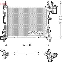 Engine Cooling Radiator DENSO DRM23062 OE Ref 214103231R
