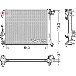 Engine Cooling Radiator DENSO DRM23114 OE Ref 214105169R