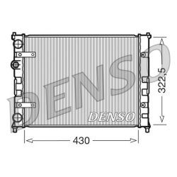 Engine Cooling Radiator DENSO DRM26007 OE Ref 6K0121253J