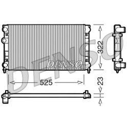 Engine Cooling Radiator DENSO DRM32005 OE Ref 6N0121253J