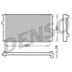 Engine Cooling Radiator DENSO DRM32008 OE Ref 1H0121253BL