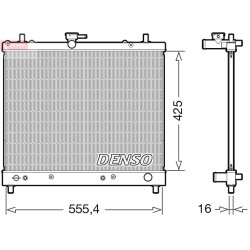 Engine Cooling Radiator DENSO DRM35006 OE Ref 16400B1150