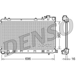 Engine Cooling Radiator DENSO DRM36002 OE Ref 45111SA030