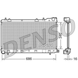 Engine Cooling Radiator DENSO DRM36003 OE Ref 45199FC330