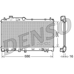 Engine Cooling Radiator DENSO DRM36009 OE Ref 45119AG020