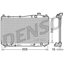 Engine Cooling Radiator DENSO DRM40008 OE Ref 19010PLC902