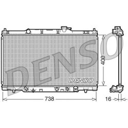 Engine Cooling Radiator DENSO DRM40012 OE Ref 19010PNB9011M