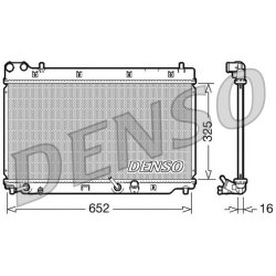 Engine Cooling Radiator DENSO DRM40014 OE Ref 19010PWAJ51