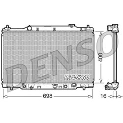 Engine Cooling Radiator DENSO DRM40016 OE Ref 19010PNA9012M