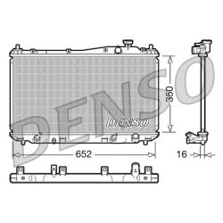 Engine Cooling Radiator DENSO DRM40019 OE Ref 19010PMAE61