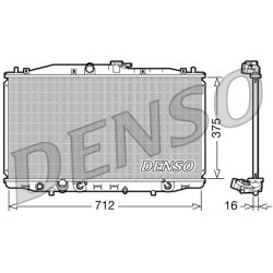 Engine Cooling Radiator DENSO DRM40022 OE Ref 19010RBA901